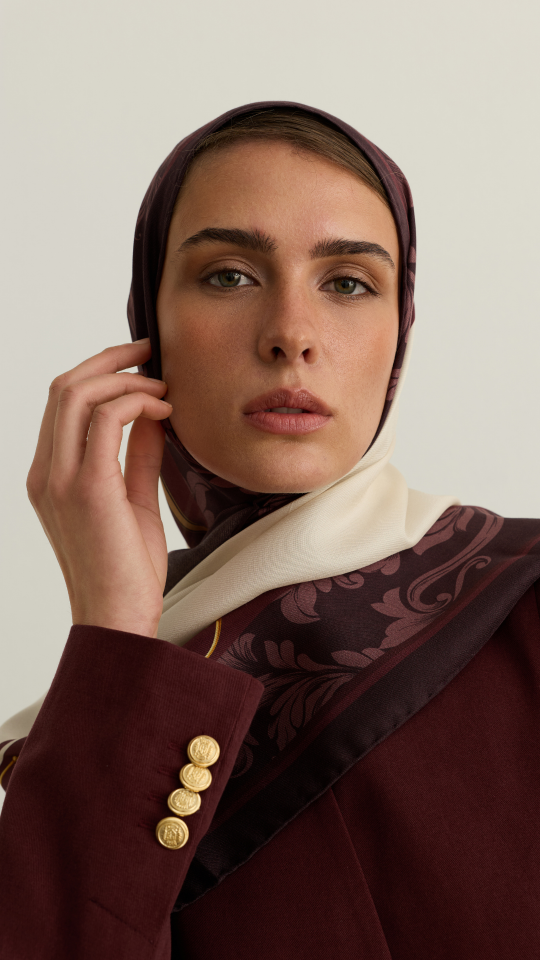 Kuşağı Cep Detaylı Blazer Ceket - Bordo