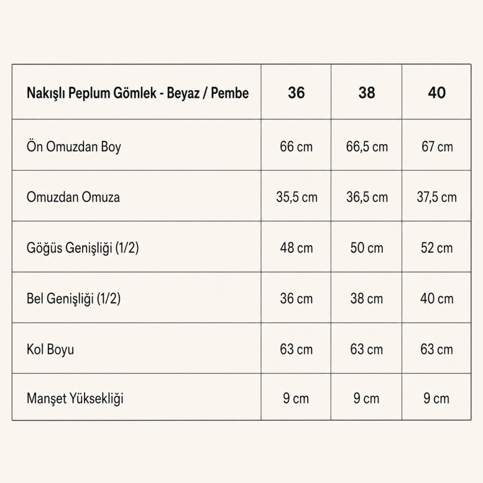 Nakışlı Peplum Gömlek - Pembe